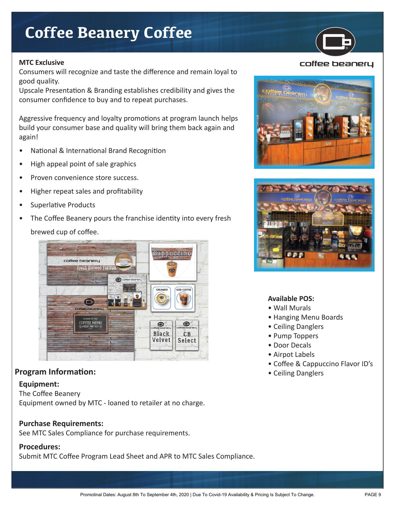 Kelly P11 Coffee Program
